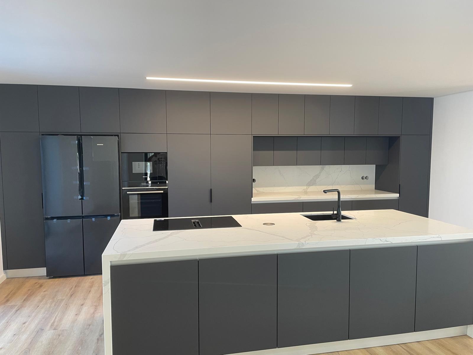 Cozinha Termolaminada Antracite